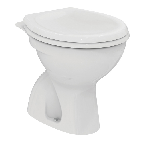 Immagine di Ideal Standard EUROVIT vaso a terra, con scarico a pavimento non universale, senza sedile, colore bianco finitura lucido W330601