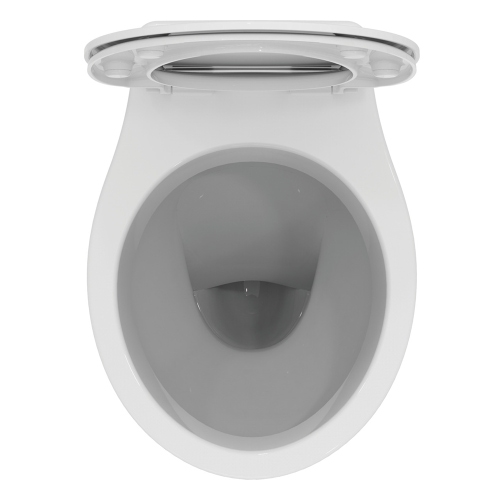 Immagine di Ideal Standard EUROVIT vaso a terra, con scarico a pavimento universale, senza sedile, colore bianco finitura lucido W333201