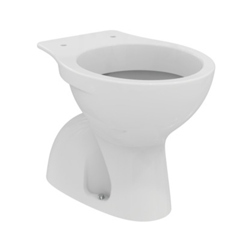Immagine di Ideal Standard EUROVIT vaso a terra, con scarico a pavimento universale, senza sedile, colore bianco finitura lucido W333201