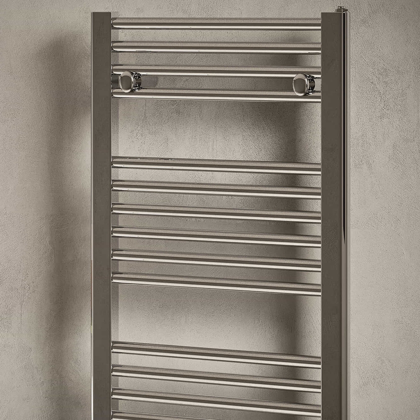 Immagine di Irsap ARES CROMATO scaldasalviette, 28 tubi, 3 intervalli, H.146,2 L.48 P.3 cm, finitura cromo Cod.50 EIL048B50IR01NNN01