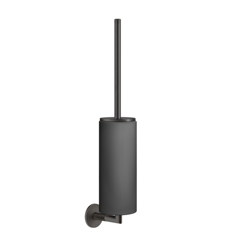 Immagine di Gessi ANELLO porta scopino nero, a parete, finitura black metal brushed PVD 63720#707
