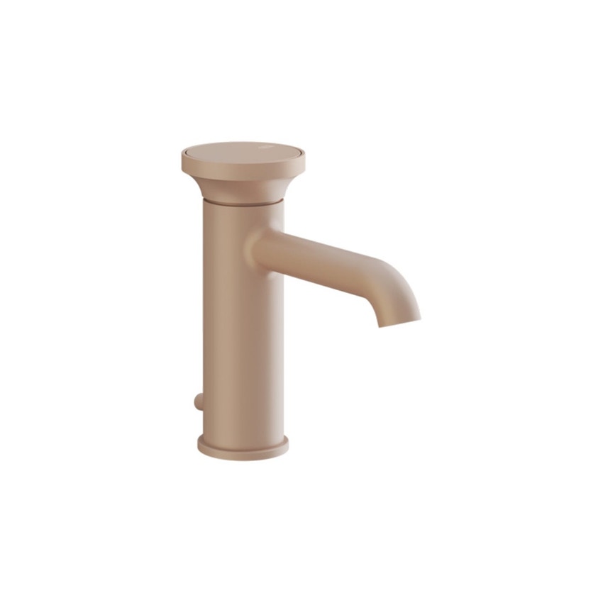 Immagine di Gessi ORIGINI miscelatore lavabo H.17 cm, con scarico, colore cipria finitura opaco 66001#275