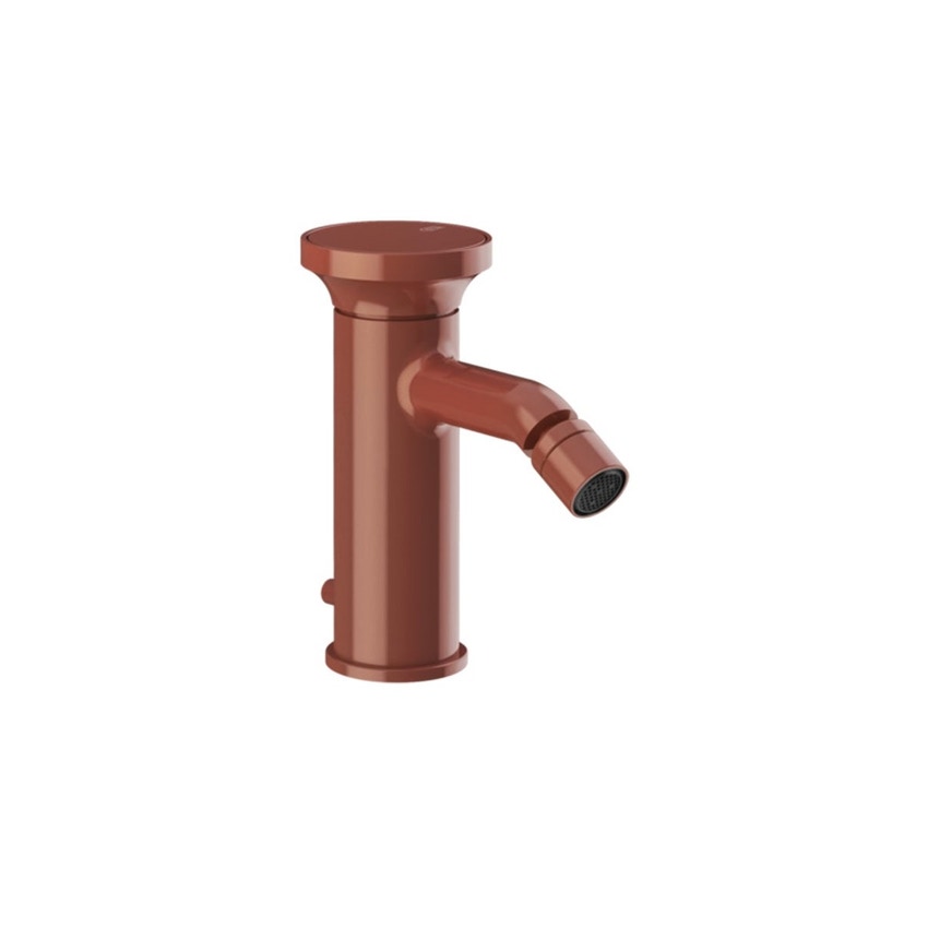 Immagine di Gessi ORIGINI miscelatore bidet, con scarico, colore corallo finitura lucido 66007#278