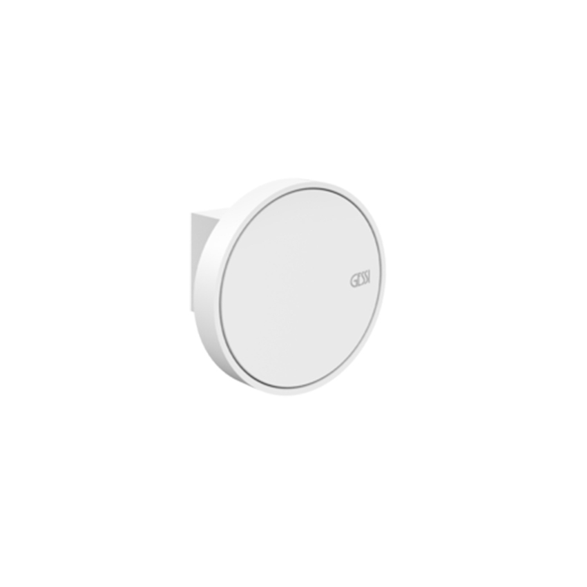 Immagine di Gessi ORIGINI appendino rotondo a parete, colore bianco finitura opaco 66521#279