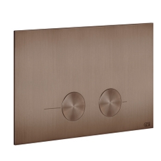 Immagine di Gessi TOTAL LOOK placca di finitura per Geberit Sigma 8 e 12, finitura copper brushed PVD 54611#708