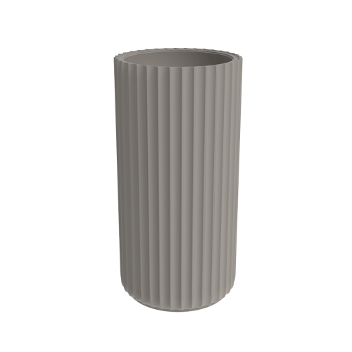 Immagine di Flaminia MONOSETTECENTO lavabo a colonna a parete 44 cm, senza foro rubinetteria e senza troppopieno, colore cenere finitura opaco SE44PCEN