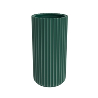 Immagine di Flaminia MONOSETTECENTO lavabo a colonna a parete 44 cm, senza foro rubinetteria e senza troppopieno, colore smeraldo finitura lucido SE44PSME