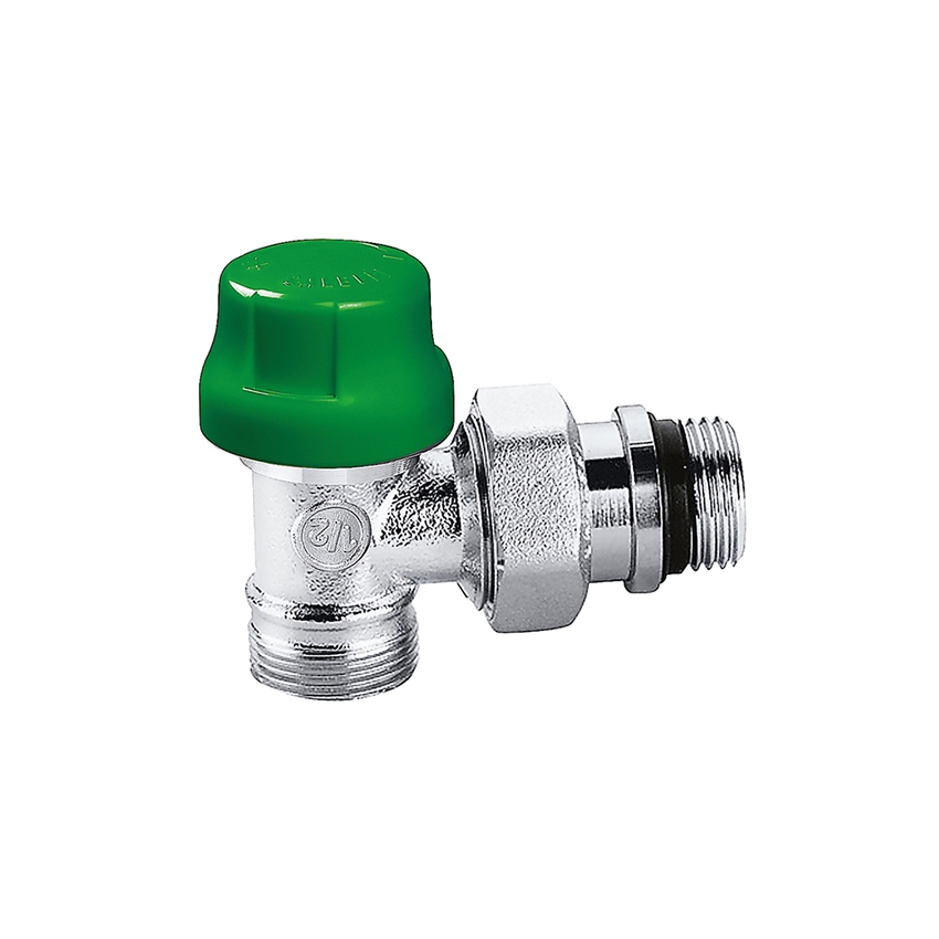 Immagine di Caleffi 232 DYNAMICAL valvola termostatica dinamica predisposta per comandi termostatici, elettrotermici, elettronici, G 1/2" A, versione a squadra 232402