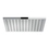 Immagine di Nobili SHOWER soffione a snodo quadrato 40 x 40 cm. in acciaio inox, finitura cromo AD139/110CR