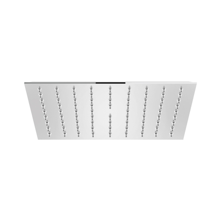 Immagine di Nobili Soffione a snodo quadrato 25 cm, con sistema anticalcare, finitura cromo AD139/134CR