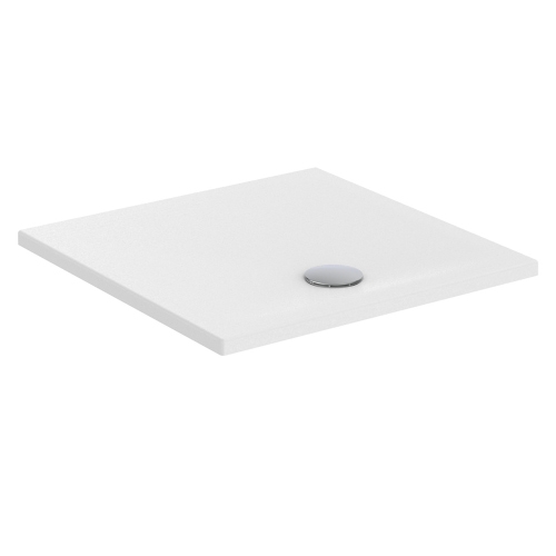 Immagine di Ideal Standard STRADA+ piatto doccia quadrato 80 cm, colore bianco finitura sabbia sottile T5639IG