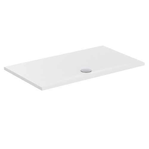 Immagine di Ideal Standard STRADA+ piatto doccia rettangolare L.140 P.80 cm, colore bianco finitura sabbia sottile T5638IG
