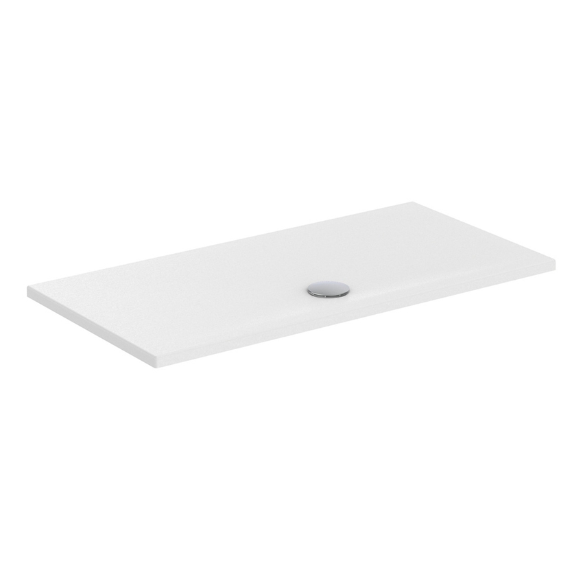Immagine di Ideal Standard STRADA+ piatto doccia rettangolare L.140 P.70 cm, colore bianco finitura sabbia sottile T5648IG