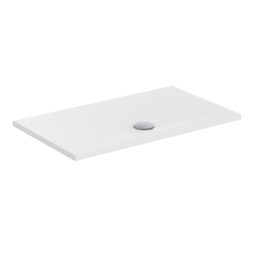 Immagine di Ideal Standard STRADA+ piatto doccia rettangolare L.120 P.70 cm, colore bianco finitura sabbia sottile T5646IG