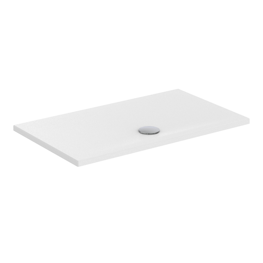 Immagine di Ideal Standard STRADA+ piatto doccia rettangolare L.120 P.70 cm, colore bianco finitura sabbia sottile T5646IG
