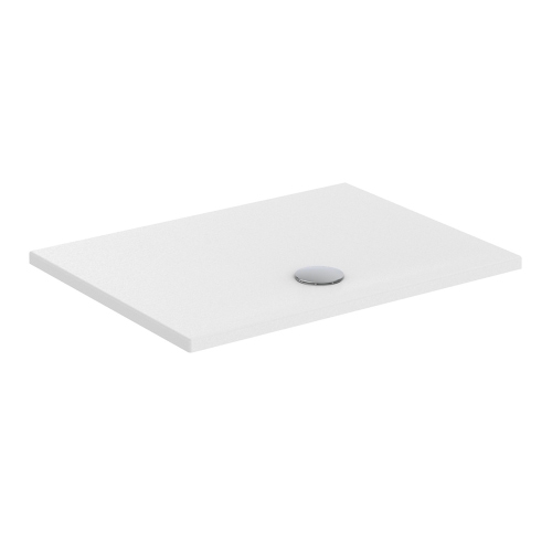 Immagine di Ideal Standard STRADA+ piatto doccia rettangolare L.100 P.75 cm, colore bianco finitura sabbia sottile T5645IG
