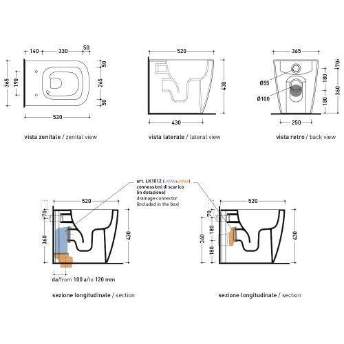 Immagine di Flaminia PLAY set sanitari back to wall, vaso con scarico S/P, sistema gosilent® e coprivaso slim con discesa rallentata, bidet monoforo con troppopieno, colore bianco finitura lucido PY117S+PY217+PYCW05