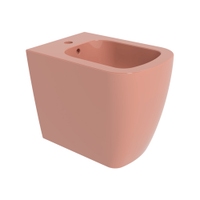 Immagine di Flaminia PLAY bidet a pavimento P.52 cm back to wall, monoforo, con troppopieno, colore terracotta finitura lucido PY217TC