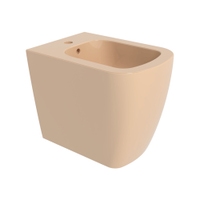 Immagine di Flaminia PLAY bidet a pavimento P.52 cm back to wall, monoforo, con troppopieno, colore avana finitura lucido PY217AV