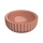 Flaminia SETTECENTO lavabo Ø 50 cm da appoggio, in ceramica, senza foro per rubinetteria e senza troppopieno, colore terracotta finitura lucido SE50ATC