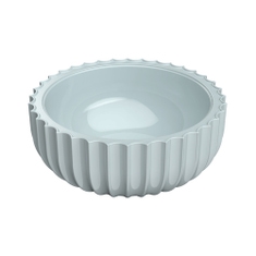 Immagine di Flaminia SETTECENTO lavabo Ø 50 cm da appoggio, in ceramica, senza foro per rubinetteria e senza troppopieno, colore azzurro polvere finitura lucido SE50AAP