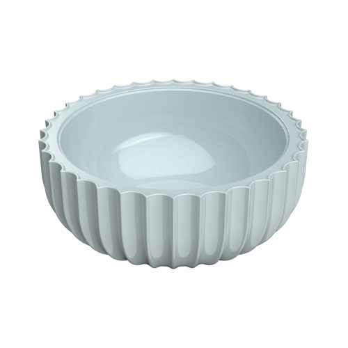 Immagine di Flaminia SETTECENTO lavabo Ø 50 cm da appoggio, in ceramica, senza foro per rubinetteria e senza troppopieno, colore azzurro polvere finitura lucido SE50AAP