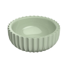 Immagine di Flaminia SETTECENTO lavabo Ø 50 cm da appoggio, in ceramica, senza foro per rubinetteria e senza troppopieno, colore verde giada finitura lucido SE50AVG