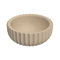 Immagine di Flaminia SETTECENTO lavabo Ø 50 cm da appoggio, in ceramica, senza foro per rubinetteria e senza troppopieno, colore argilla finitura opaco SE50AARG
