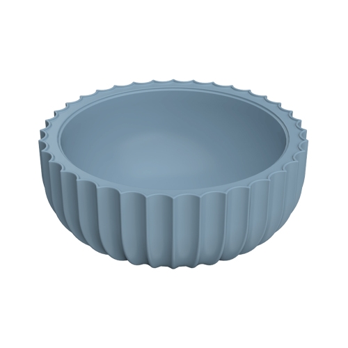 Immagine di Flaminia SETTECENTO lavabo Ø 50 cm da appoggio, in ceramica, senza foro per rubinetteria e senza troppopieno, colore nuvola finitura opaco SE50ANUV