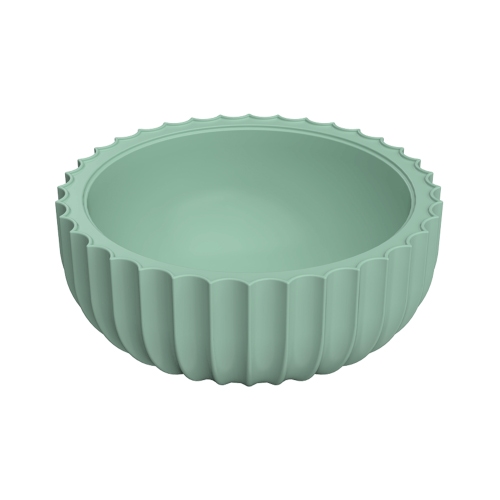 Immagine di Flaminia SETTECENTO lavabo Ø 50 cm da appoggio, in ceramica, senza foro per rubinetteria e senza troppopieno, colore menta finitura opaco SE50AME