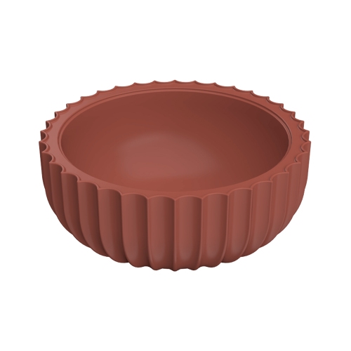 Immagine di Flaminia SETTECENTO lavabo Ø 50 cm da appoggio, in ceramica, senza foro per rubinetteria e senza troppopieno, colore uva finitura opaco SE50AUV