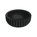 Immagine di Flaminia SETTECENTO lavabo Ø 44 cm da appoggio, in ceramica, senza foro per rubinetteria e senza troppopieno, colore carbone finitura opaco SE44ACAR