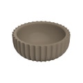 Immagine di Flaminia SETTECENTO lavabo Ø 44 cm da appoggio, in ceramica, senza foro per rubinetteria e senza troppopieno, colore fango finitura opaco SE44AFAN