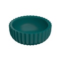 Immagine di Flaminia SETTECENTO lavabo Ø 44 cm da appoggio, in ceramica, senza foro per rubinetteria e senza troppopieno, colore petrolio finitura opaco SE44APET