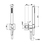 Immagine di Gessi INVERSO set con presa acqua, doccetta anticalcare e flessibile 150 cm, finitura cromo 73523#031