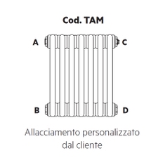 Immagine di Irsap Configurazione personalizzata dal cliente, indicare sempre la posizione delle riduzioni Cod.TAM