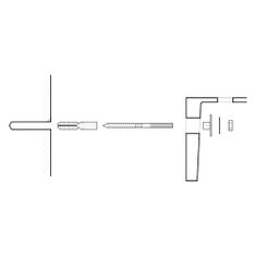 Immagine di Cielo Fissaggi per installazione sospesa 54/A
