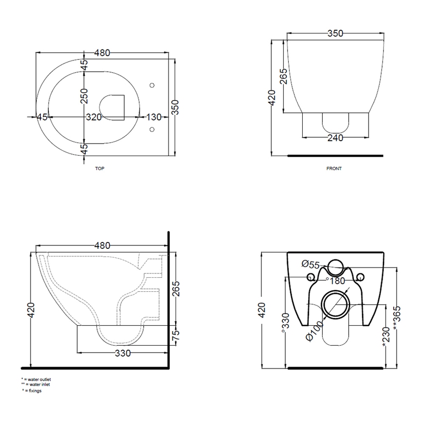 Immagine di Cielo ENJOY set completo sanitari sospesi vaso rimless, sedile a discesa rallentata, bidet monoforo con troppopieno, colore brina finitura opaco EJVSKBR+CPVEJNEWFBR+EJBSBR