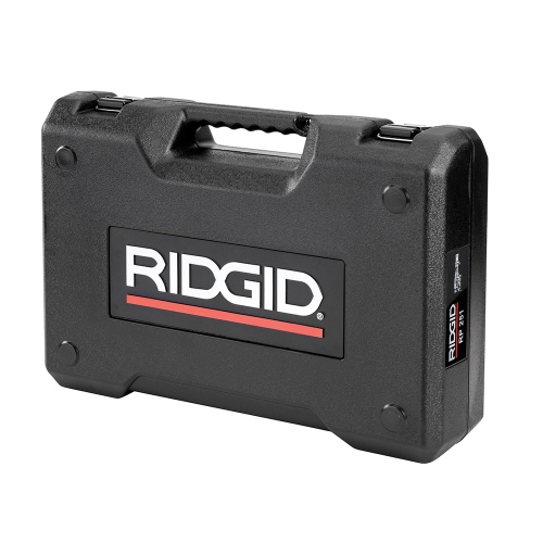 Immagine di Ridgid RP 251 pressatrice in linea a batteria senza ganasce, con cassetta di trasporto, caricabatteria 12 V e batteria Li-Ion 12 V 2.5 Ah Advanced 78318