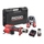 Ridgid RP 251 pressatrice in linea a batteria completo di ganasce M 15-22-28 mm, con cassetta di trasporto, caricabatteria 12 V e batteria Li-Ion 12 V 2.5 Ah Advanced 78288