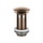 Gessi GOCCIA piletta con scarico libero, per lavabo senza troppopieno, finitura copper PVD 01391#030