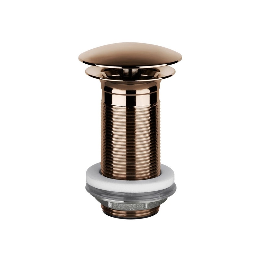 Immagine di Gessi GOCCIA piletta con scarico libero, per lavabo senza troppopieno, finitura copper PVD 01391#030