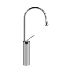 Immagine di Gessi GOCCIA miscelatore lavabo H.47 P.22 cm, senza scarico, con bocca girevole, finitura cromo 33608#031