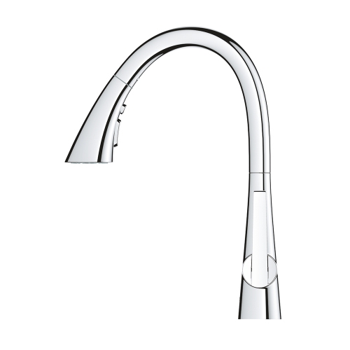 Immagine di Grohe ZEDRA miscelatore monocomando H.40 cm per lavello con doccetta estraibile, finitura cromo 32294002
