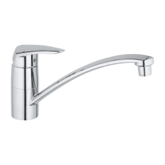 Immagine di Grohe EURODISC miscelatore monocomando H.21 cmper lavello, con bocca girevole, finitura cromo 33770001