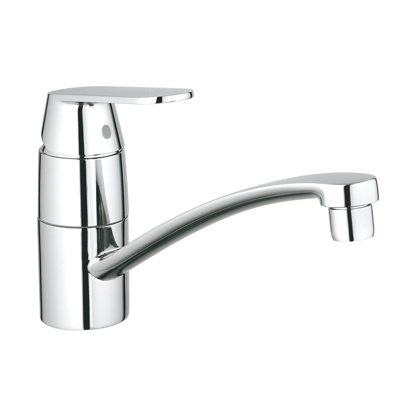 Immagine di Grohe EUROSMART COSMOPOLITAN miscelatore monocomando H.16 cm per lavello, con bocca girevole, finitura cromo 32842000