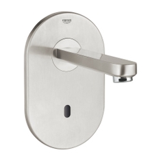 Immagine di Grohe EUROSMART COSMOPOLITAN E rubinetto elettronico P.17 cm per lavabo, a parete, senza corpo incasso, con comando ad infrarossi, finitura cromo 36335SD0