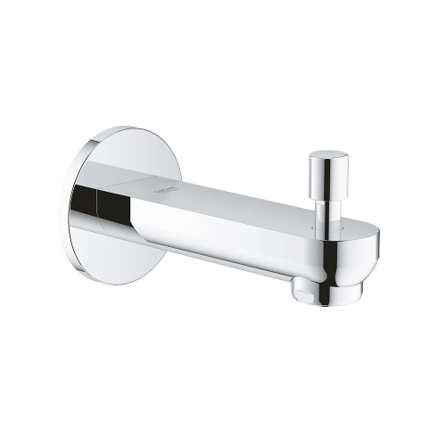 Immagine di Grohe EUROSMART COSMOPOLITAN bocca vasca P.17 cm, a parete, con deviatore, finitura cromo 13262000