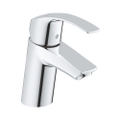 Immagine di Grohe EUROSMART miscelatore monocomando H.15 cm per lavabo, senza scarico, con tecnologia Grohe Water Saving, finitura cromo 32467002