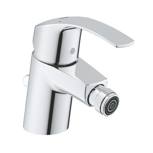 Immagine di Grohe EUROSMART miscelatore monocomando per bidet, con scarico, finitura cromo 32929002